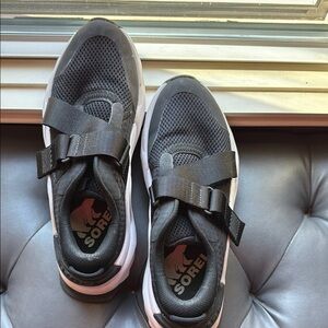 Sorel Black and White Sneakers